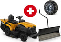 Stiga Rasentraktor Estate 598 W - Winterpaket mit Schneeschild und Schneeketten