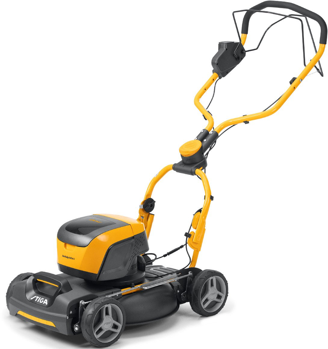 Stiga Akku-Rasenmäher Multiclip 547e S Kit - mit 1 x 5 Ah Akku E 450 und Schnell-Ladegerät C 430 F