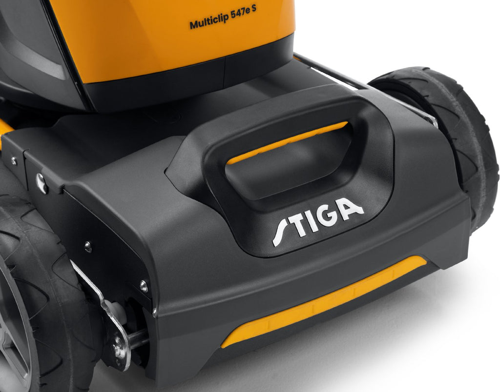 Stiga Akku-Rasenmäher Multiclip 547e S Kit - mit 1 x 5 Ah Akku E 450 und Schnell-Ladegerät C 430 F
