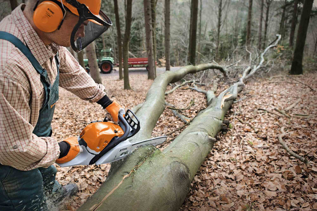 STIHL Benzin-Motorsäge MS 391, RH, Schienenlänge 45 cm