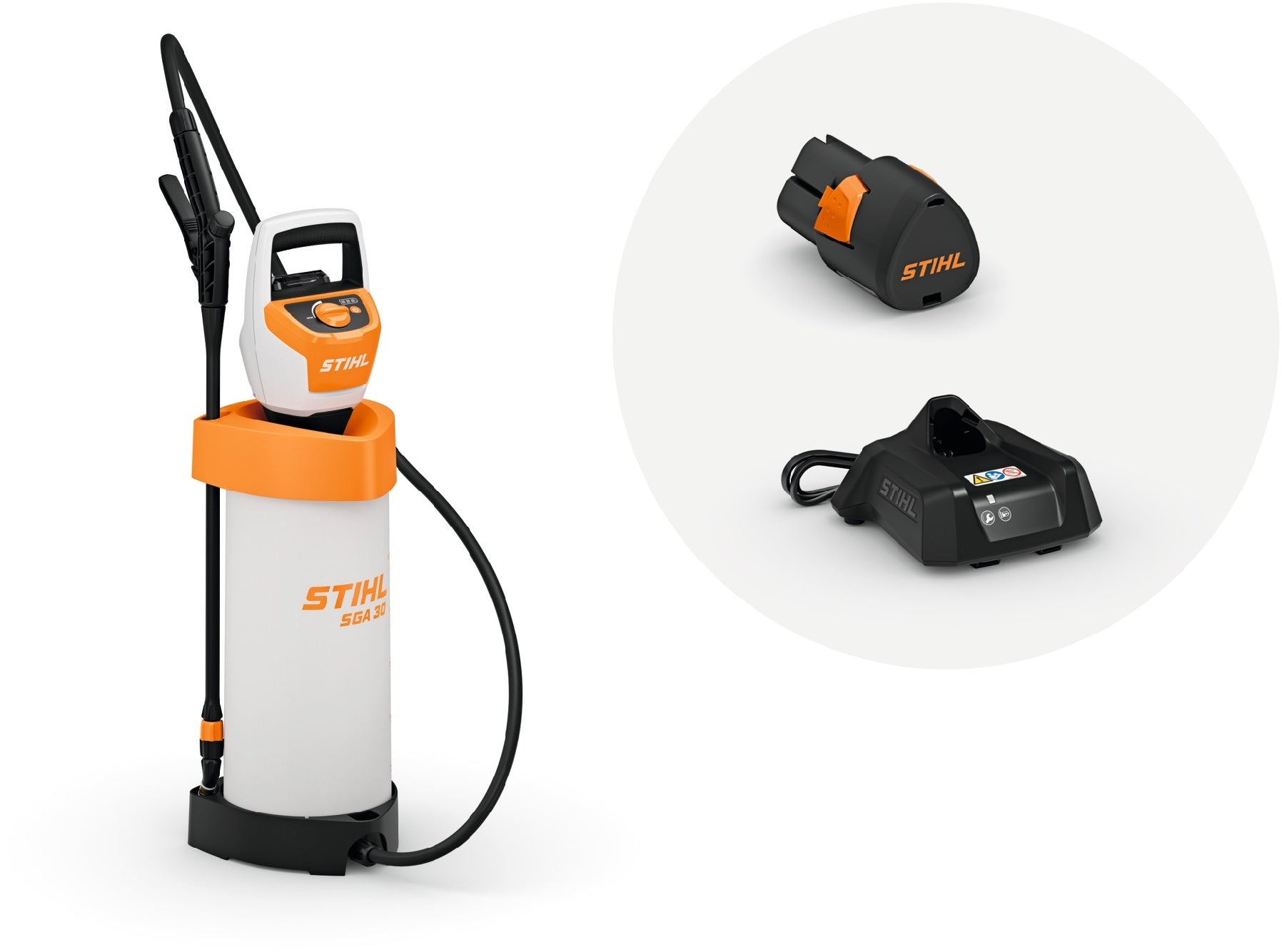 STIHL Akku-Spritzgerät SGA 30 Set mit Akku AS 2 und Ladegerät
