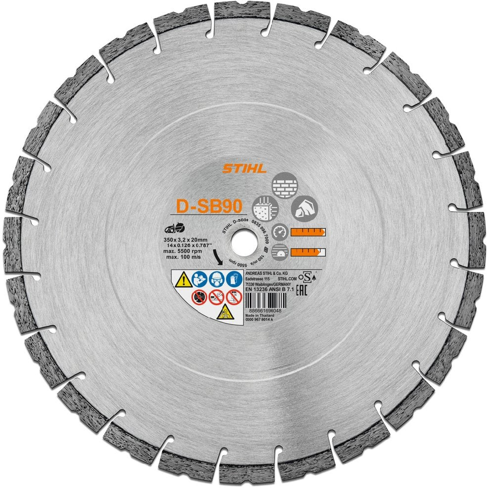 STIHL Diamant-Trennscheibe D-SB90 Ø 350mm/14"