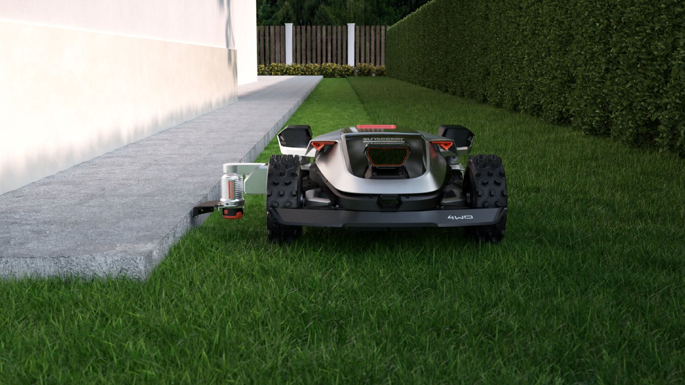 Sunseeker kabelloser Mähroboter X9 für Sportplätze und Großflächen (mit Allrad)