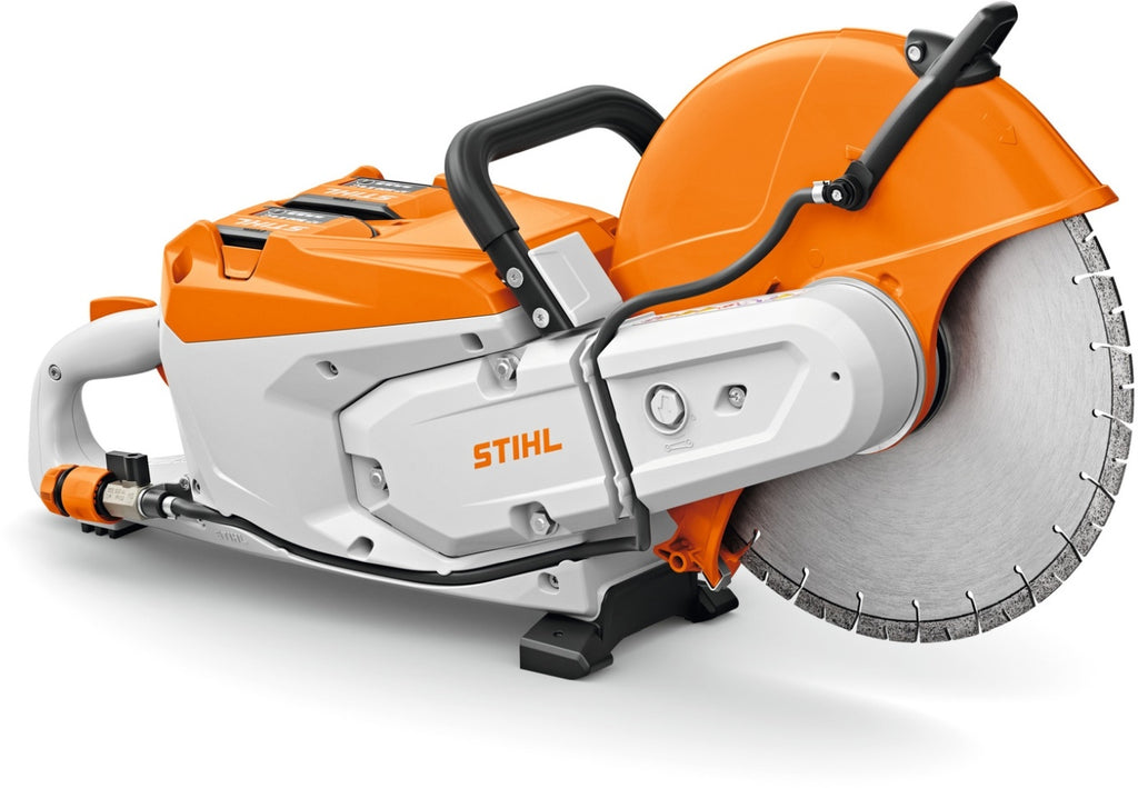 STIHL Akku-Trennschleifer TSA 500 B mit 350 mm Kunstharz-Trennscheibe für Baustahl