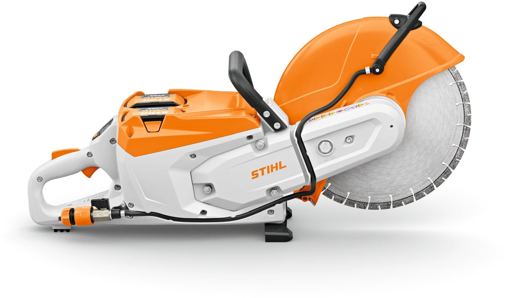 STIHL Akku-Trennschleifer TSA 500 B mit 350 mm Kunstharz-Trennscheibe für Baustahl