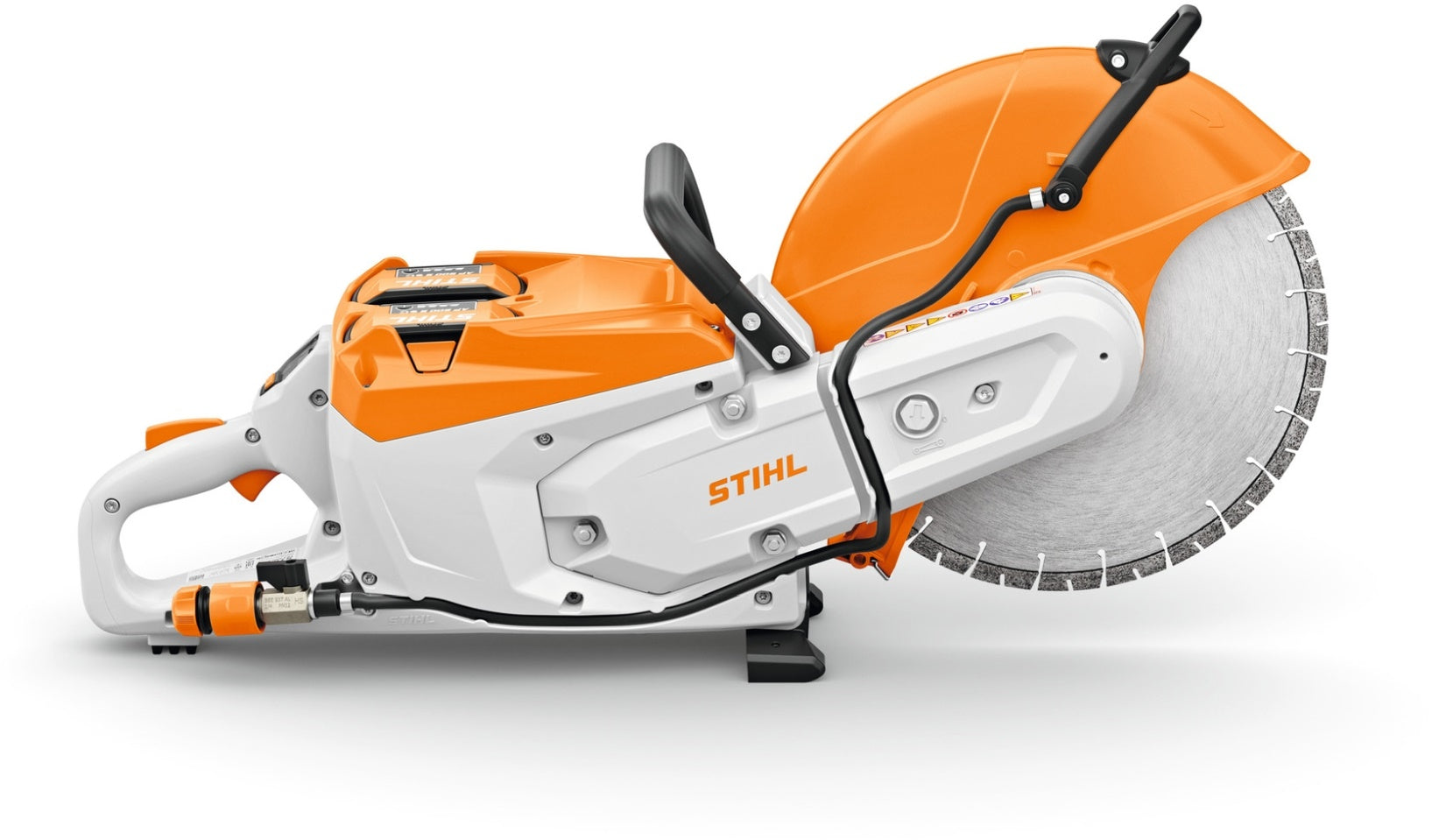 STIHL Akku-Trennschleifer TSA 500 B mit 350 mm Kunstharz-Trennscheibe für Baustahl