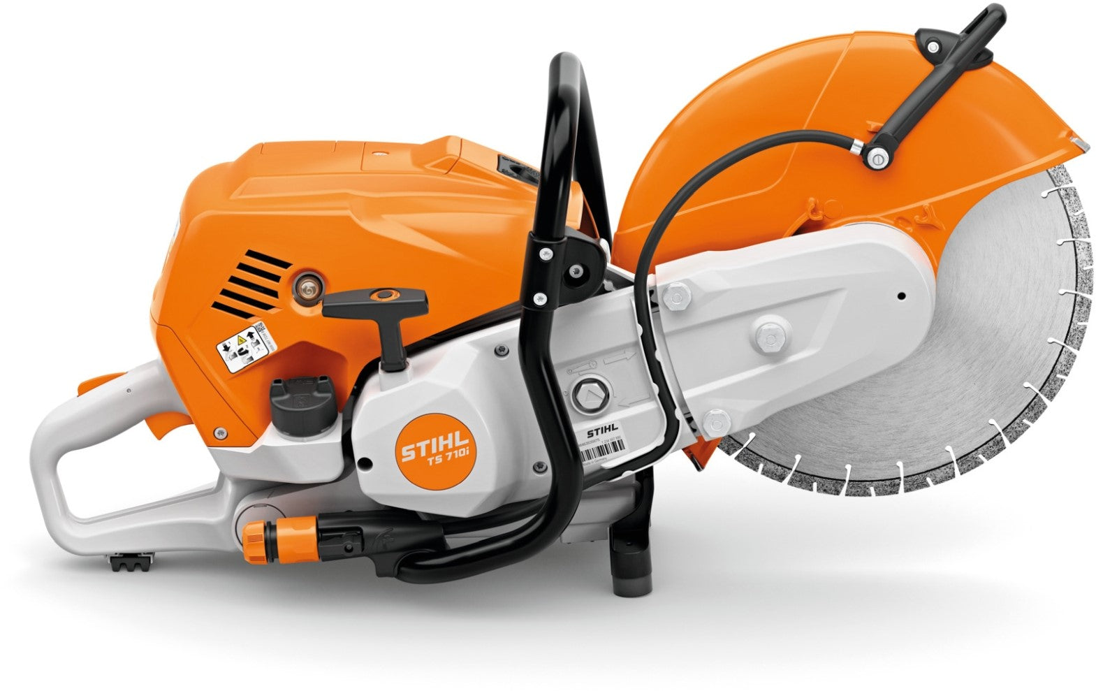 STIHL Benzin-Trennschleifer TS 710i mit 350 mm Kunstharz-Trennscheibe für Baustahl