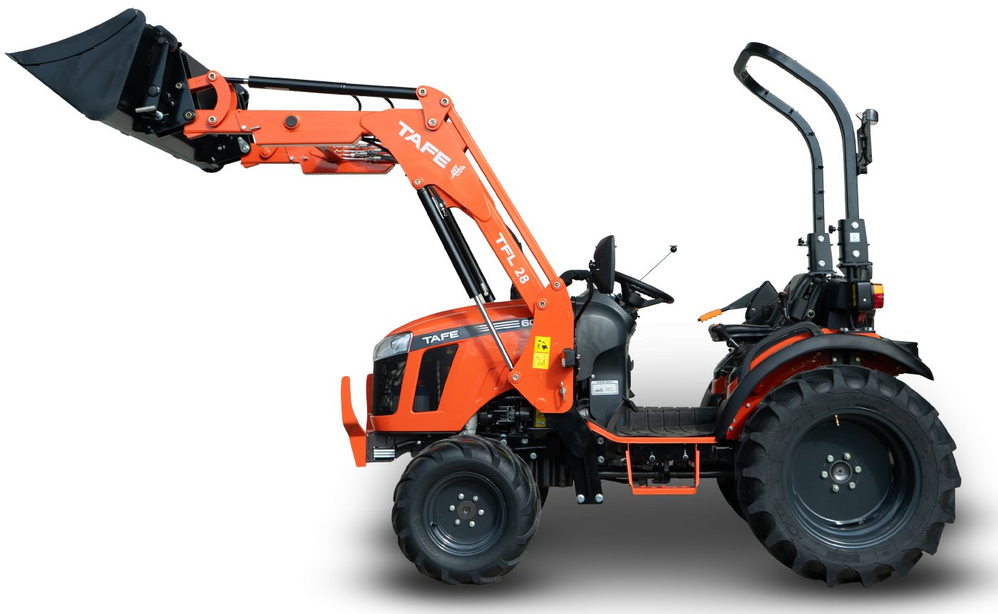 Tafe Allrad-Universalschlepper 6028M mit Frontlader und OPG-Schutzvorrichtung Grundmaschine ohne Bereifung
