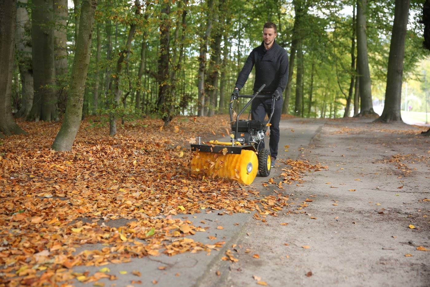 Texas Schmutz- und Schneekehrmaschine HANDY SWEEP 650TGE mit E-Start