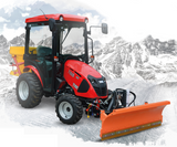Tym Allrad-Kompakttraktor T25 HST mit Winterpaket Kabine, Schneeschild + Streuer