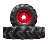 Tym Ackerstollenbereifung Diagonal vorne 8-16, hinten 12.4-24 passend für Tym Allrad-Kompakttraktor F25Rn