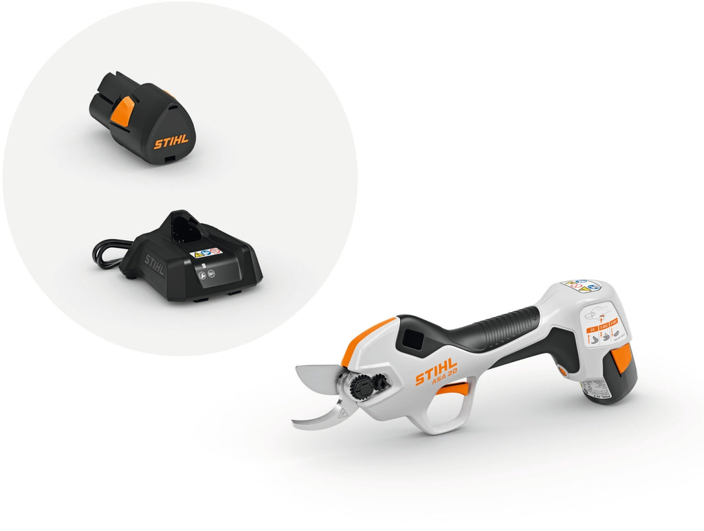 STIHL Akku Astschere ASA 20, mit Akku AS 2 und Ladegerät AL1