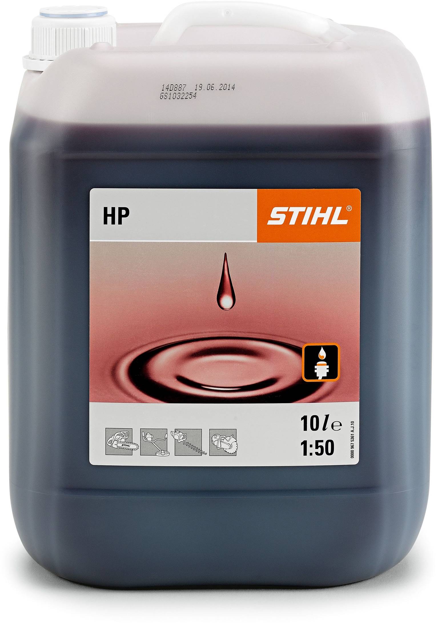 STIHL 2-Takt-Motoröl HP, 10L (für 500 l Kraftstoff)