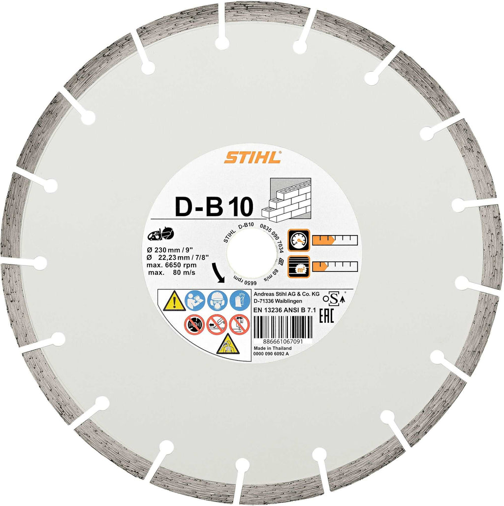 STIHL Trennschleifscheibe D-B10 Ø 230 mm / "