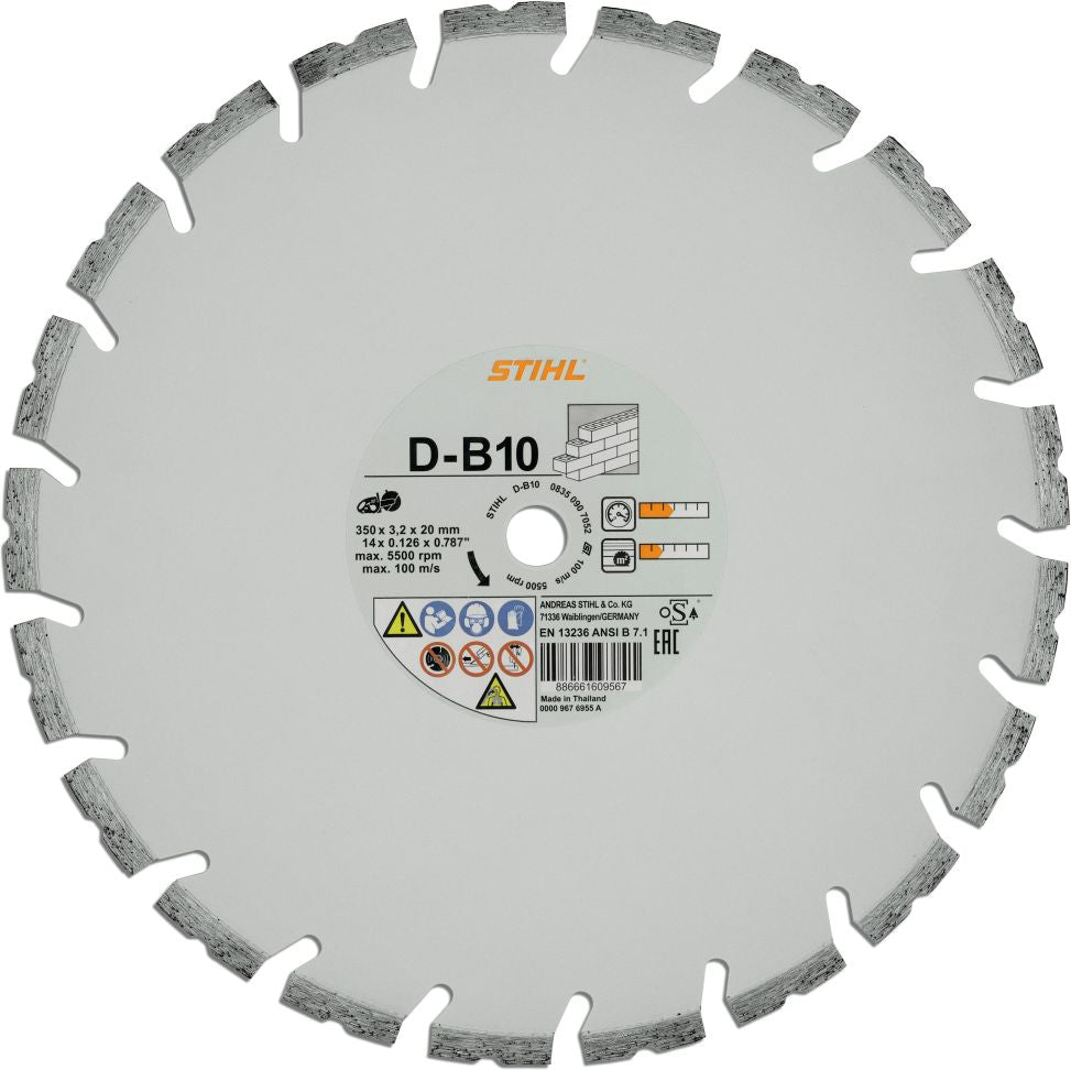 STIHL Trennschleifscheibe D-B10 Ø 300 mm / 12"