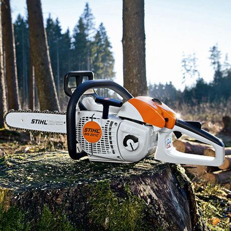 STIHL Profi Motorsäge MS 201 C-M, PS3, Schienenlänge 35cm - Modell 2023 - MotorLand.at