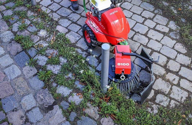 Agria Wildkrautbürste 8100 - ohne Bereifung und Lenker-Bürstenverstellung - MotorLand.at