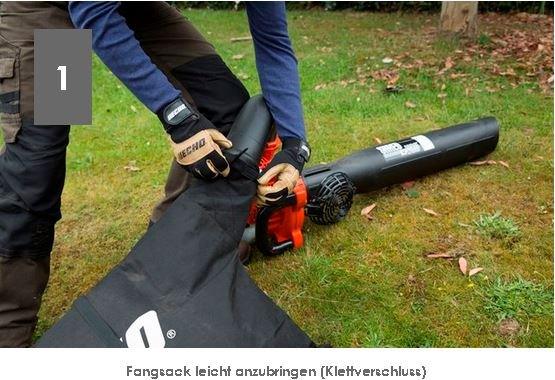 ECHO Benzin-Saughäcksler ES-255ES 2in1 inkl. Nassfangsack - Modell 2023 - MotorLand.at