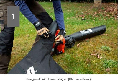 ECHO Benzin-Saughäcksler ES-255ES 2in1 inkl. Nassfangsack - Modell 2023 - MotorLand.at