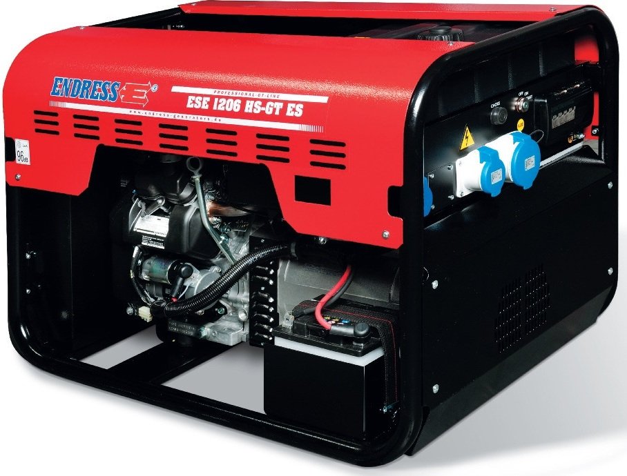 Endress Benzin-Stromerzeuger Professional GT Line ESE 1206 DHS-GT ES