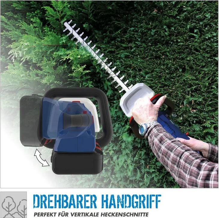 Güde Akku-Heckenschere HS 36-302-30 mit 2x Akkupack und Schnellladegerät