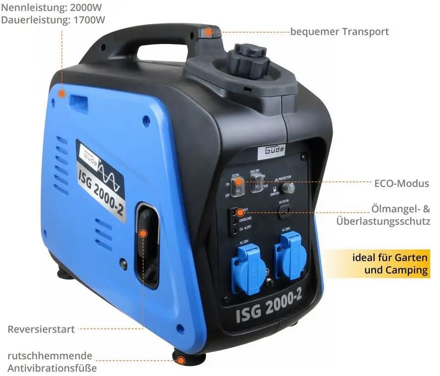 Güde Inverter-Stromerzeuger ISG 2000-2