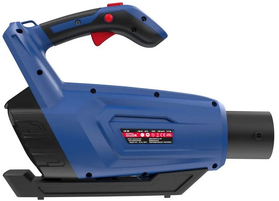 Güde Akku Laubbläser LB 36-302-30 - Modell 2025 - inkl. 2x Akku und 1x Doppelladegerät