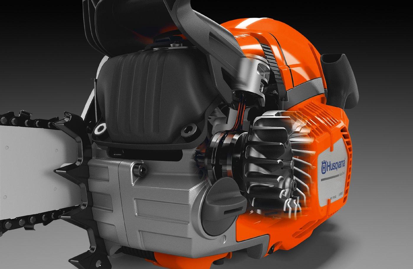 Husqvarna Profi Benzin Motorsäge 555 / 45 - Modell 2023 - MotorLand.at