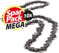 Husqvarna Sägekette 3/8" H38, 1,1 mm, 52TG, 35 cm - 10er Mega SparPack - MotorLand.at