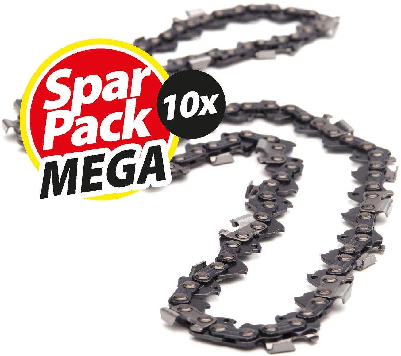 Husqvarna Sägekette 3/8" H38, 1,1 mm, 52TG, 35 cm - 10er Mega SparPack - MotorLand.at