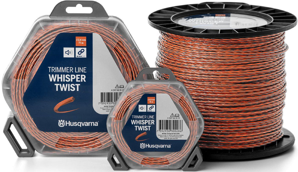 Husqvarna Trimmerfaden Whisper Twist 2,4mm / 210 m Länge - MotorLand.at
