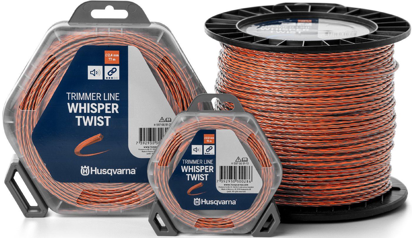 Husqvarna Trimmerfaden Whisper Twist 2,4mm / 210 m Länge - MotorLand.at