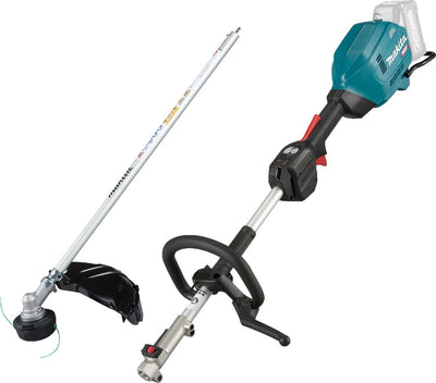 Makita Akku-Multifunktions-Antrieb 40 V max. UX01GZ01 mit Sensenaufsatz EM404MP - ohne Akku und Ladegerät - Modell 2023