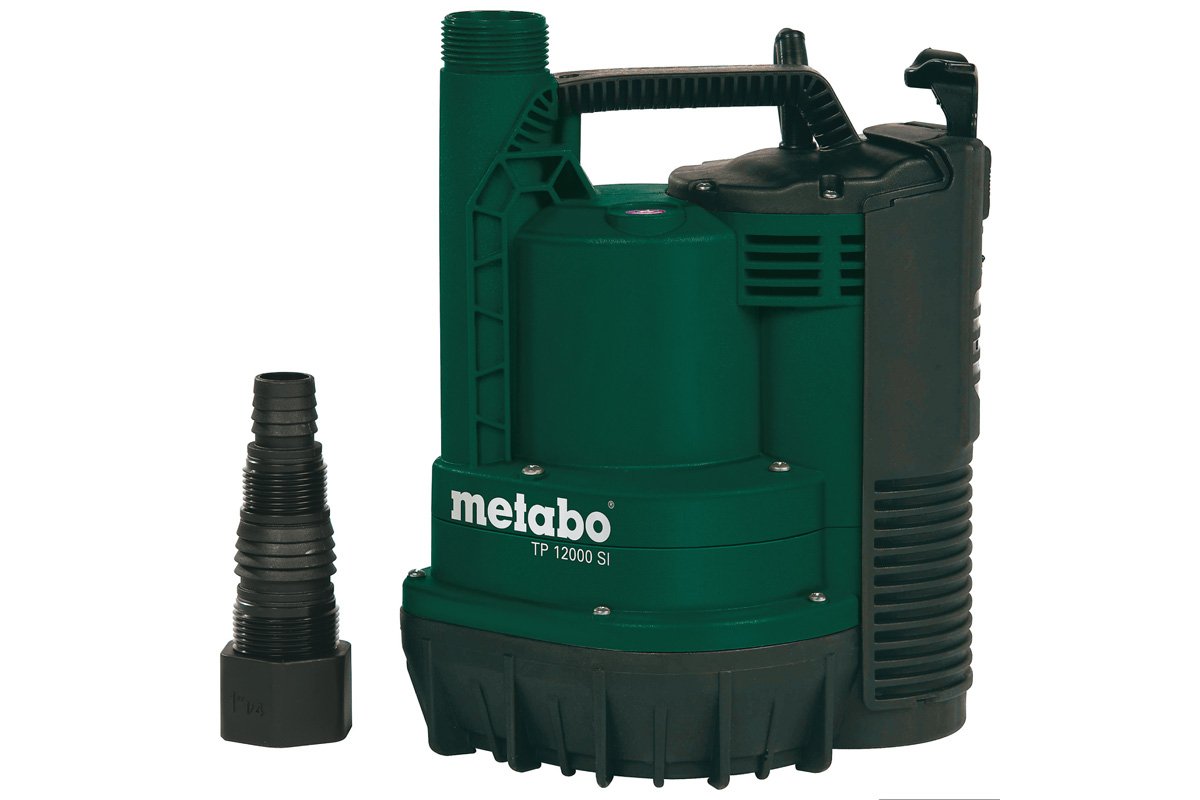 Metabo Flachsaugende Klarwasser-Tauchpumpe TP 12000 SI