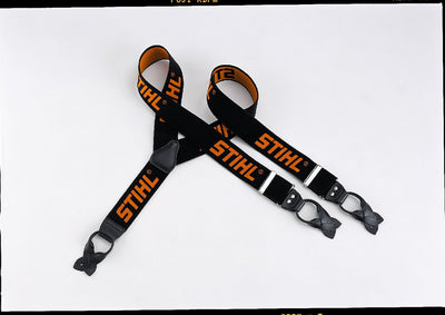 STIHL Hosenträger schwarz - orange