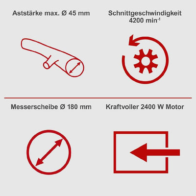 Scheppach Elektro - Messerhäcksler GS55 - Modell 2023