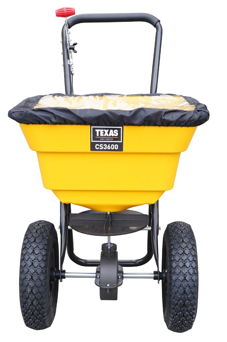 Texas Zentrifugalstreuer / Handstreuwagen CS 3600 inkl. Abdeckung