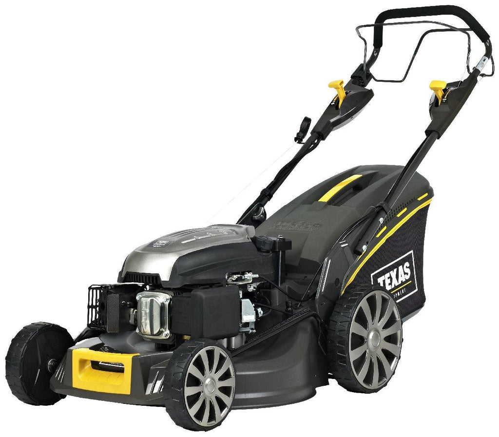 Texas Benzin-Rasenmäher mit Radantrieb Premium 5370TR/WE 4-in-1 inkl. Mulching - Modell 2023 - MotorLand.at