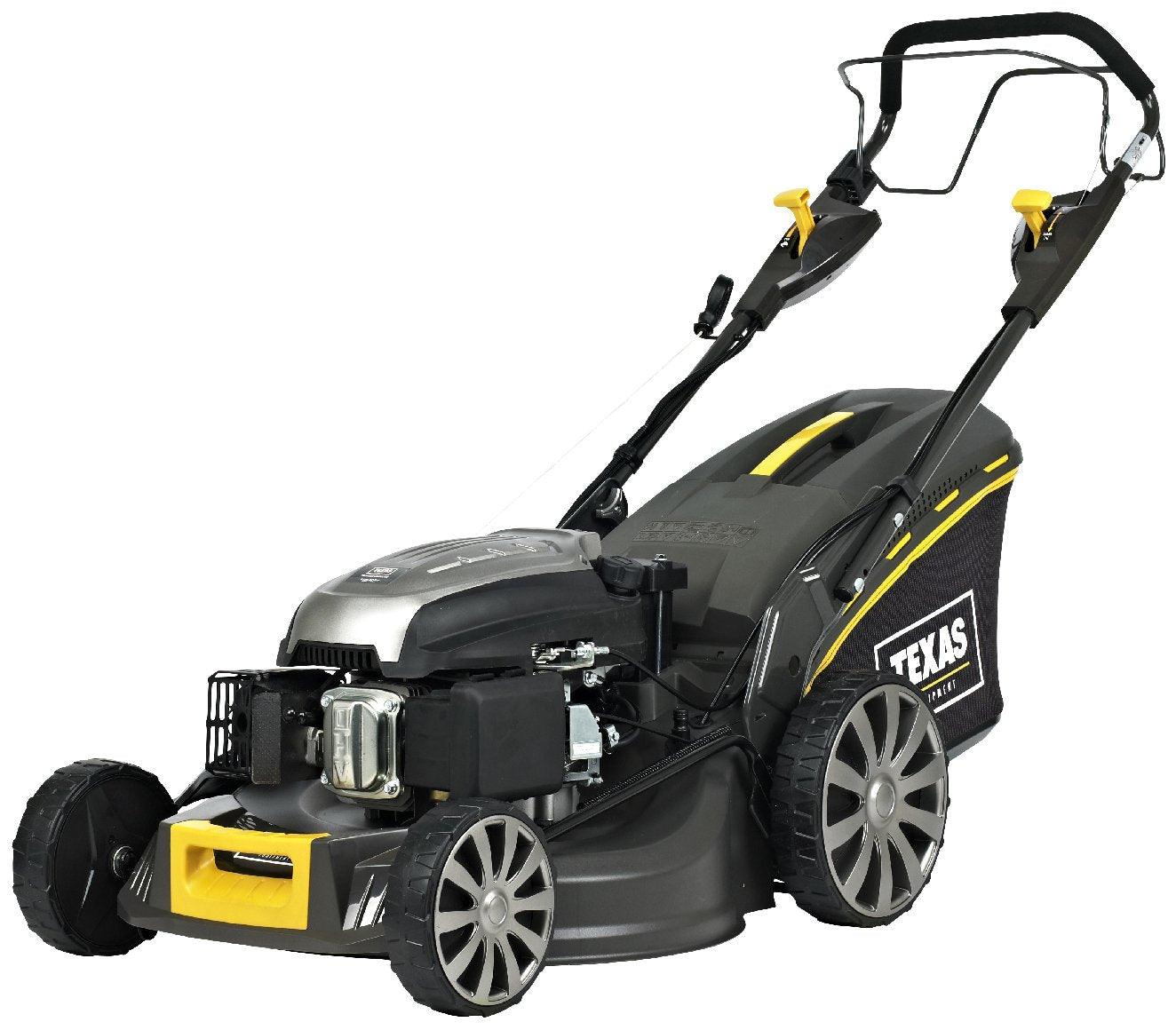 Texas Benzin-Rasenmäher mit Radantrieb Premium 5370TR/WE 4-in-1 inkl. Mulching - Modell 2023 - MotorLand.at