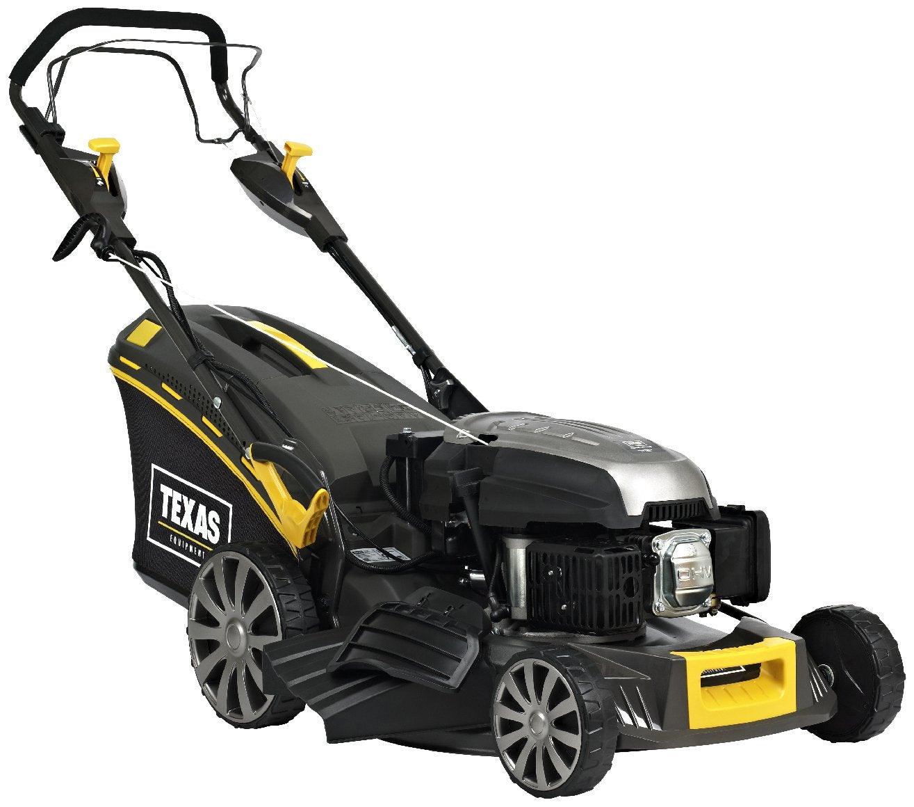 Texas Benzin-Rasenmäher mit Radantrieb Premium 4850 TR/WE 4-in-1 inkl. Mulching - Modell 2023 - MotorLand.at