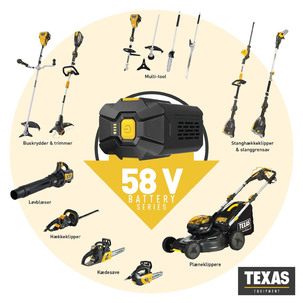 Texas Akku-Motorsäge TCZ 5800 inkl. Tragetasche für Akku