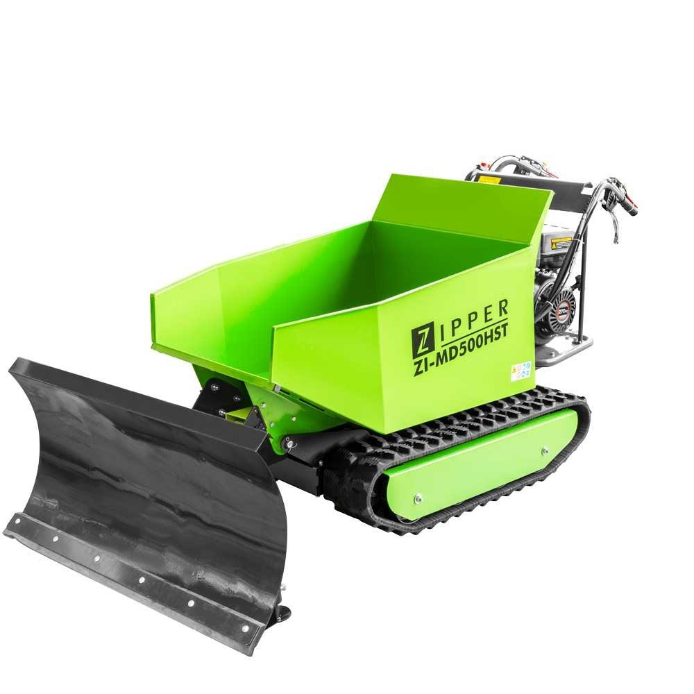 Zipper Motorisierter Mini Raupendumper ZI-MD500HST inkl. Schneeschild - MotorLand.at