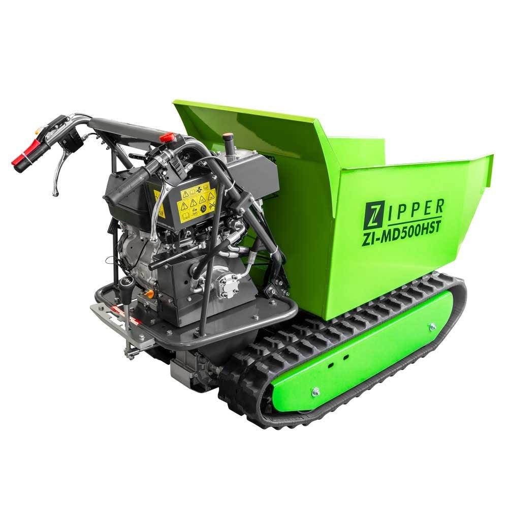 Zipper Motorisierter Mini Raupendumper ZI-MD500HST inkl. Schneeschild - MotorLand.at